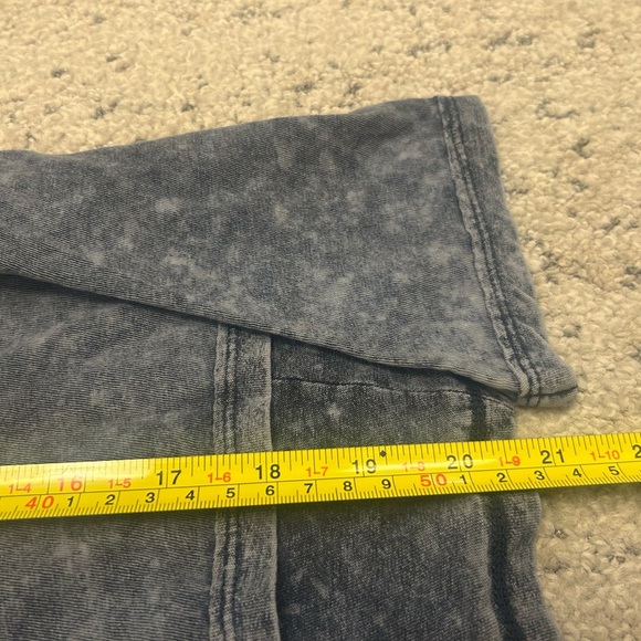 We The Free Gray and Blue Patchwork Top - Picture 12 of 15